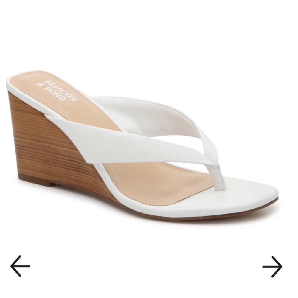 BLEECKER & BOND Zetta Wedge Sandal NIB